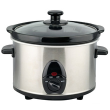 2.5L Stainless Steel Housing Mechanical Slow Cooker